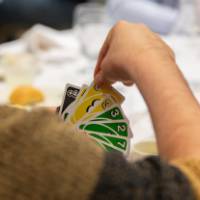 person playing cards